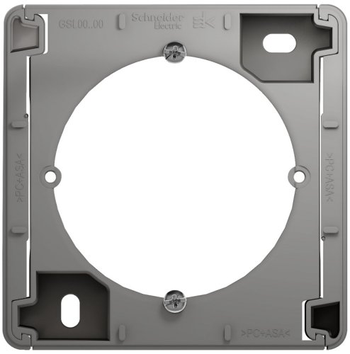 Коробка для наружнего монтажа Systeme Electric Glossa алюминий фото Коробка для наружнего монтажа Systeme Electric Glossa алюминий картинка